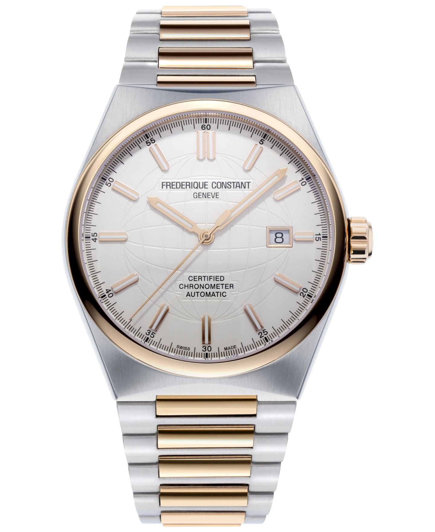 Мужские часы Frederique Constant Swiss Automatic Highlife Cosc Two-Tone Stainless Steel Bracelet Watch 41mm — фото 1