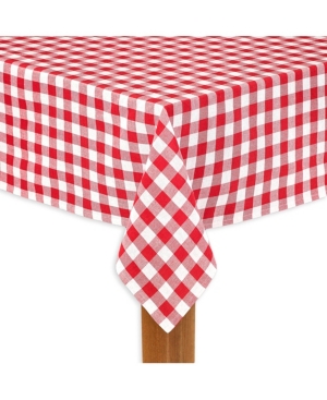 Lintex Buffalo Check Red 100% Cotton Table Cloth For Any Table 60"x104"