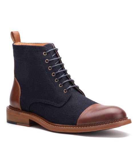 Мужские ботинки Vintage Foundry Co Remington Boot, цвет: Рыжевато-коричневый / Тёмно-синий