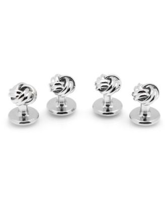 Men's Knot Cufflink and Stud Set