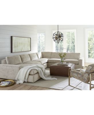 Danyella 2-Pc. Fabric Sectional, Created for Macy's
