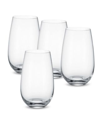Entr&eacute;e Water Tumbler or Cocktail Glass, Set of 4