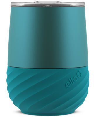 Ello - Stainless Steel 12-Oz. Stemless Wine Glass with Silicone Protection