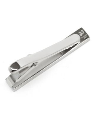 Men's Die Cut Mother of Pearl Stainless Steel Tie Clip