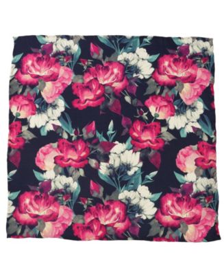 Men's Painted Floral Pocket Square - Macy's