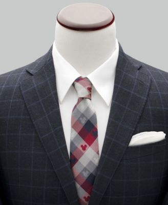 Mickey Mouse Plaid Men's Tie