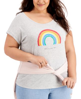 macys plus size t shirts
