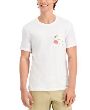 Inc Men's Floral Pocket T-Shirt Created for Macy's