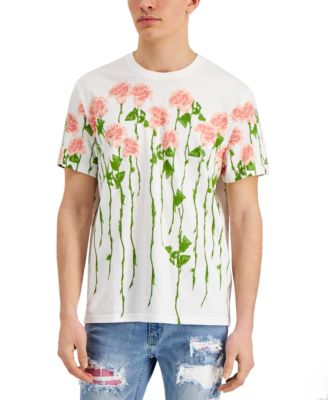 INC International Concepts - Men's Rose Graphic T-Shirt
