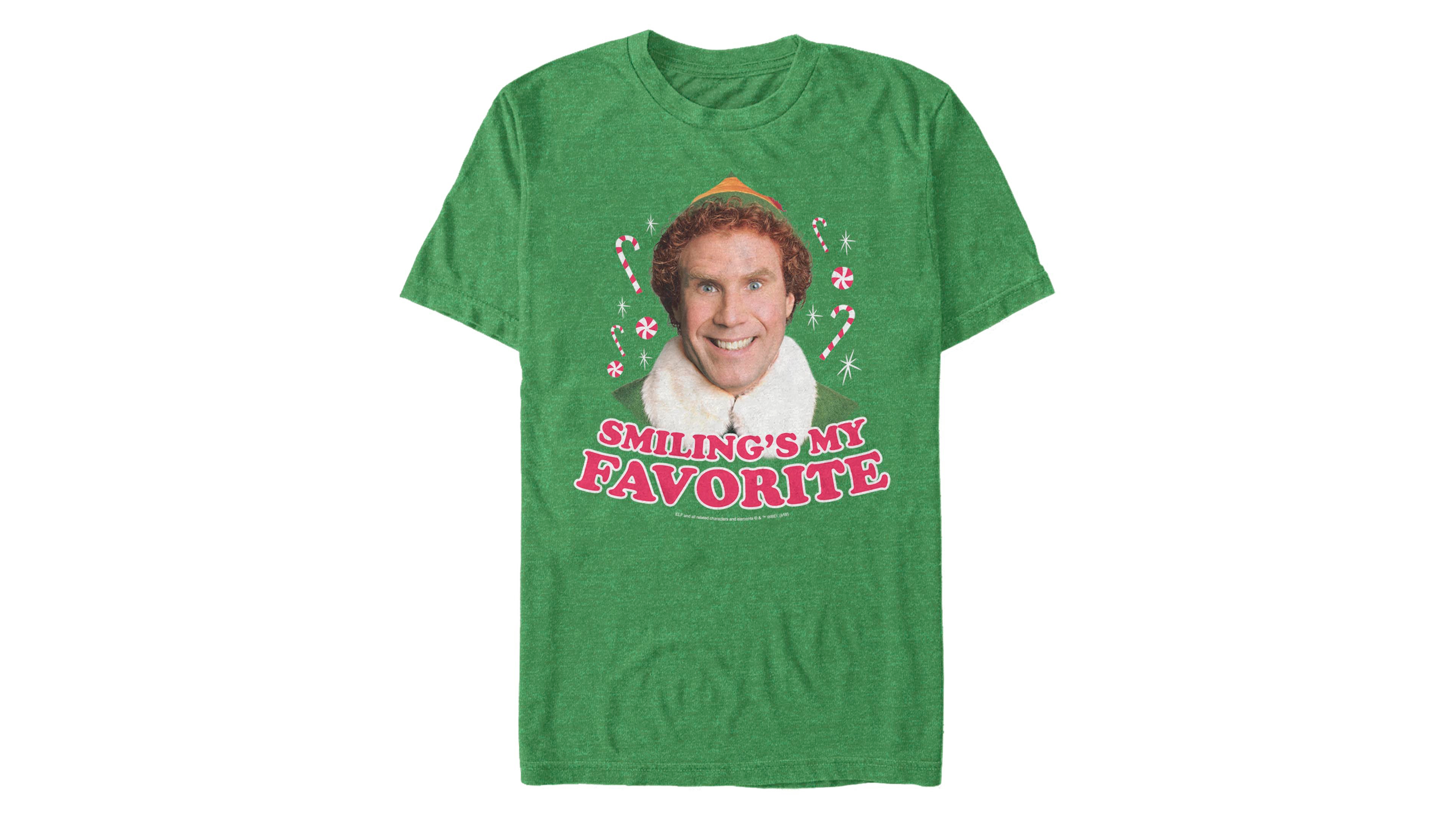 Men's Elf Buddy Smiles Short Sleeve T-shirt