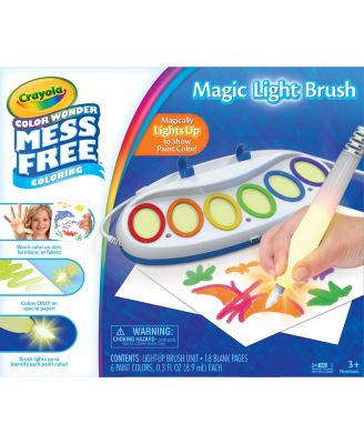 Crayola Color Wonder Magic Light Brush, Mess Free Painting, Gift for Kids, 3, 4, 5, 6