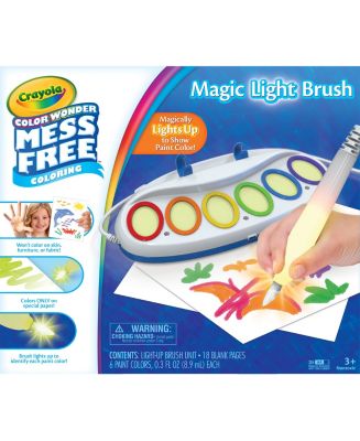 Crayola Color Wonder Magic Light Brush Painting, Gift - 25 Piece (75-7130)  for sale online