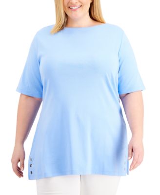 macy's women's plus size blouses