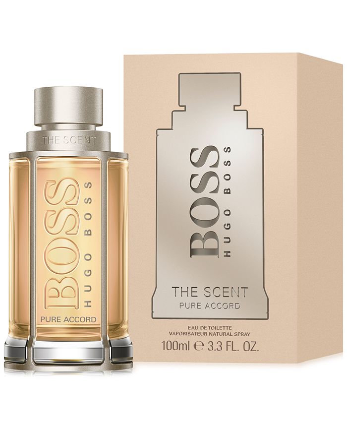 Hugo Boss Men's BOSS THE SCENT Pure Accord Eau de Toilette Spray, 3.3 ...