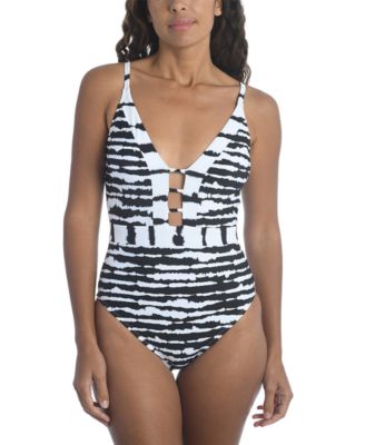 La Blanca - Plunge One-Piece Swimsuit