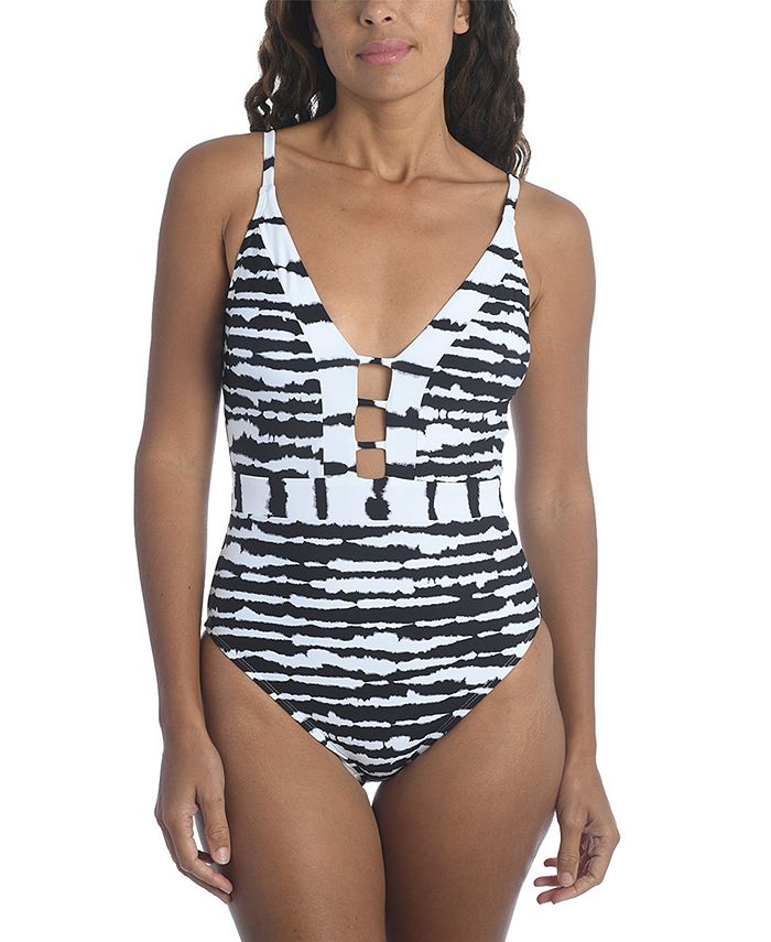 La Blanca Plunge OnePiece Swimsuit Macy's