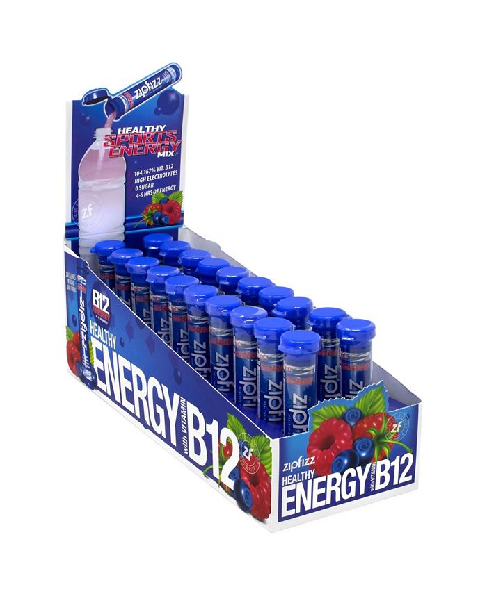 Zipfizz Blue Raspberry Energy Drink Mix, 20 Count Macy's