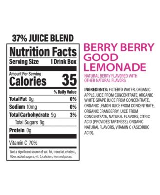 Honest Kids Organic Fruit Juice Drink Boxes Variety Pack, 6 oz, 40 Count