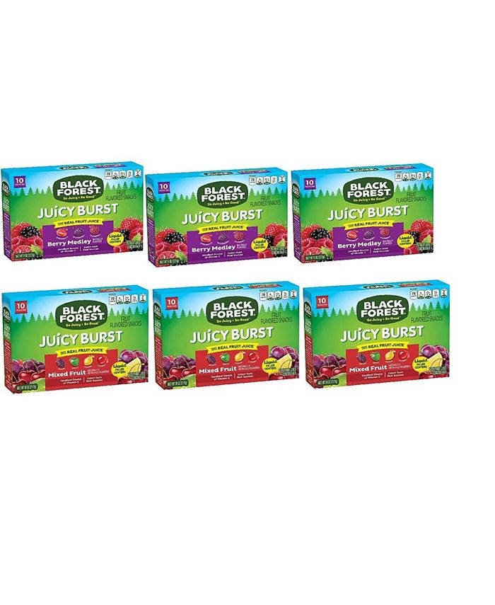Black Forest Mixed Fruit and Berry Variety Fruit Snacks, 60 Count Macy's
