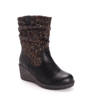 image of Women-s Palmer Sweater Knit Wedge Boots Women-s Shoes