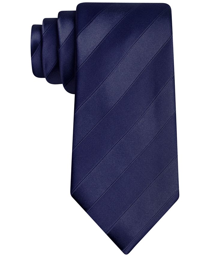 Sean John Wilson Solid Stripe Tie - Macy's