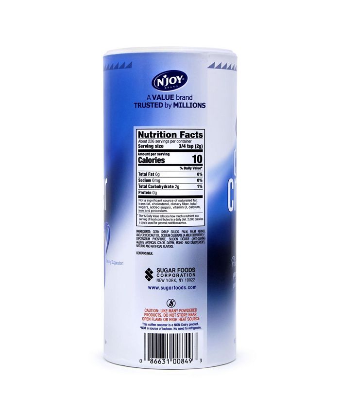 N'Joy Nondairy Coffee Creamer, 16 oz, 8 Count Macy's