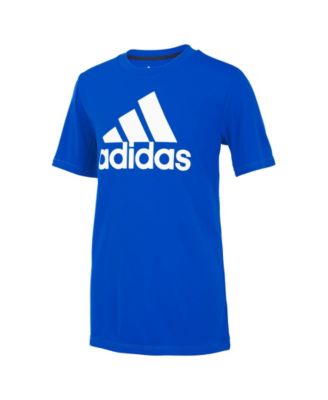 Photo 1 of adidas Big Boys Short Sleeve Aeroready Performance Logo T-shirt SIZE S 