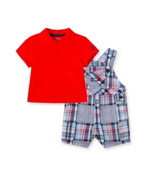 Baby Boys Patchwork Shortall Set