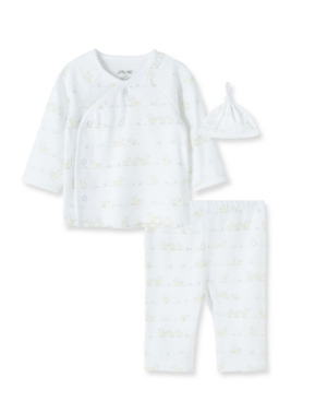Baby Boy or Girl 100% Organic Cotton Ducks 3 Piece Set