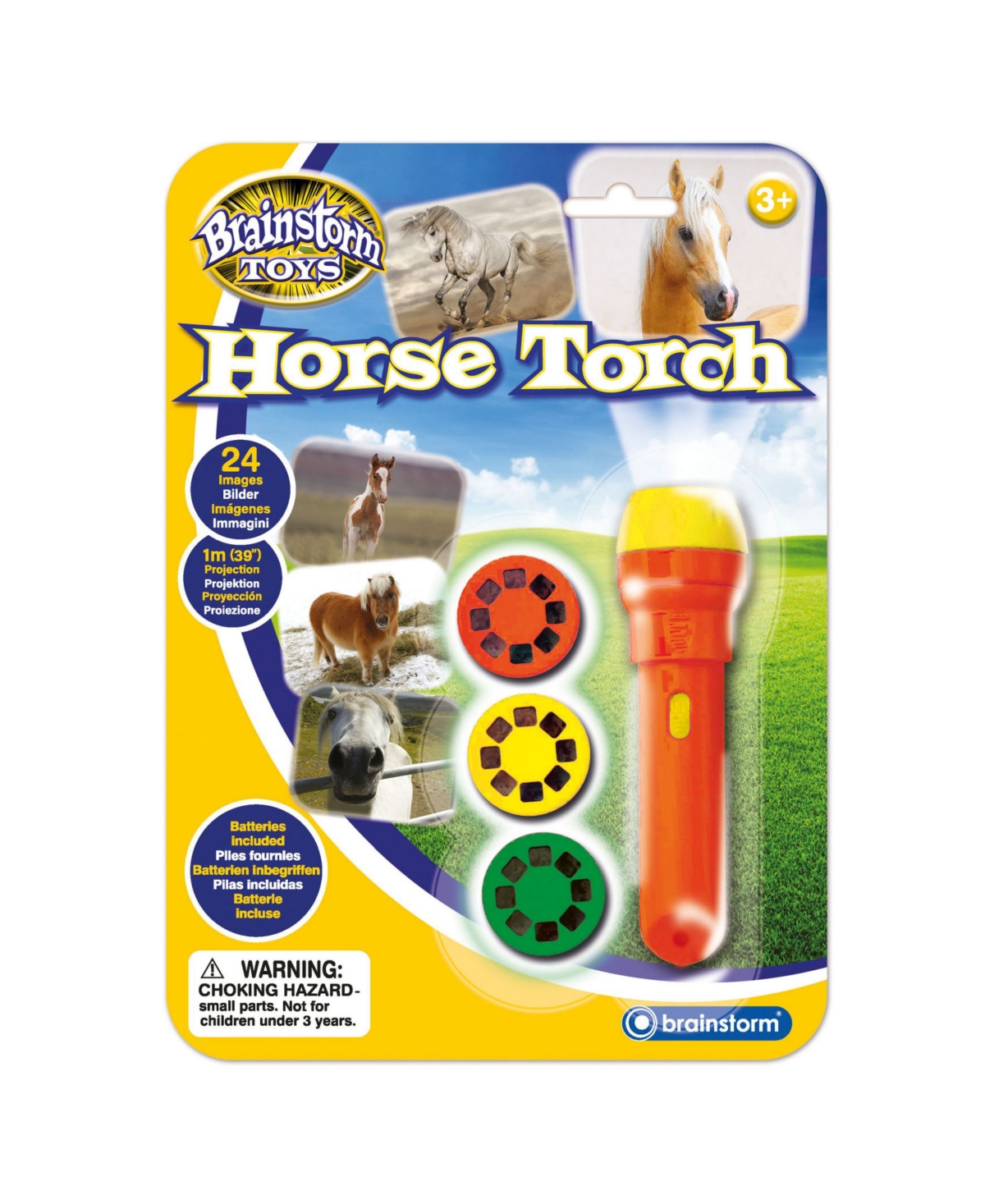 Redbox Brainstorm Toys Horse Flashlight And Projector With 24 Horse Images In Multi