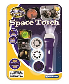 Brainstorm Toys Space Flashlight and Projector with 24 NASA Images - STEM Toy