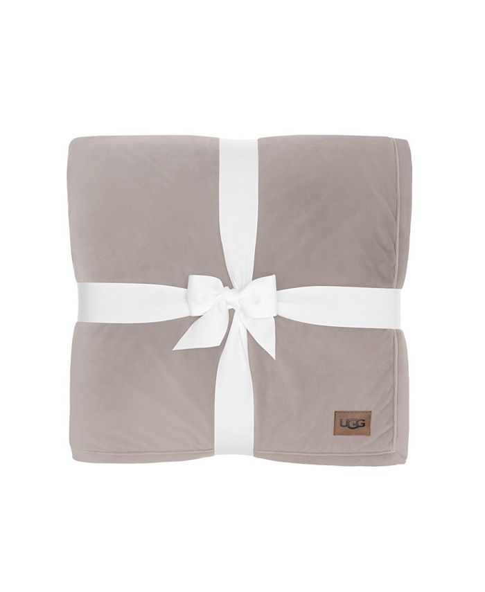 UGG® Bliss Plush Sherpa Fleece Reversible Throw Blanket, 70" x 50" Macy's