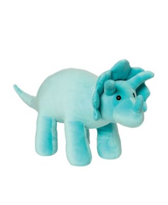 Manhattan Toy Company Spike Velveteen-Textured Triceratops Dinosaur Stuffed Animal, 9.5
