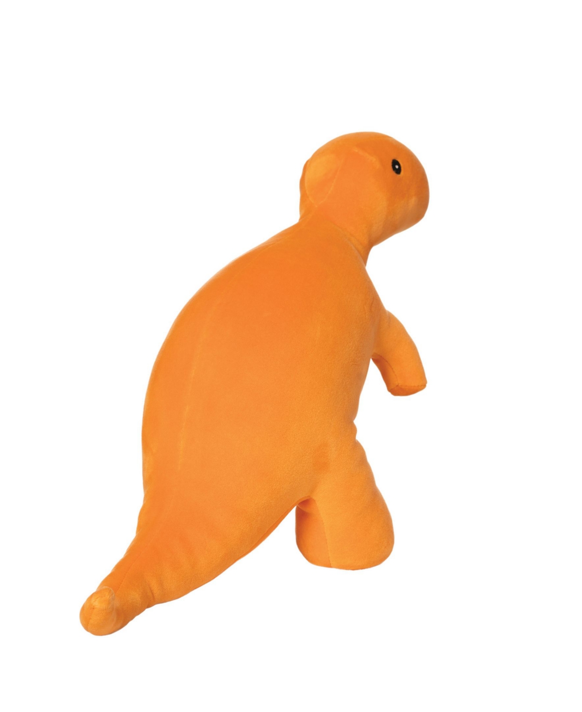 Shop First & Main Manhattan Toy Company Growly Velveteen-textured T-rex Dinosaur Stuffed Animal, 11" In Orange