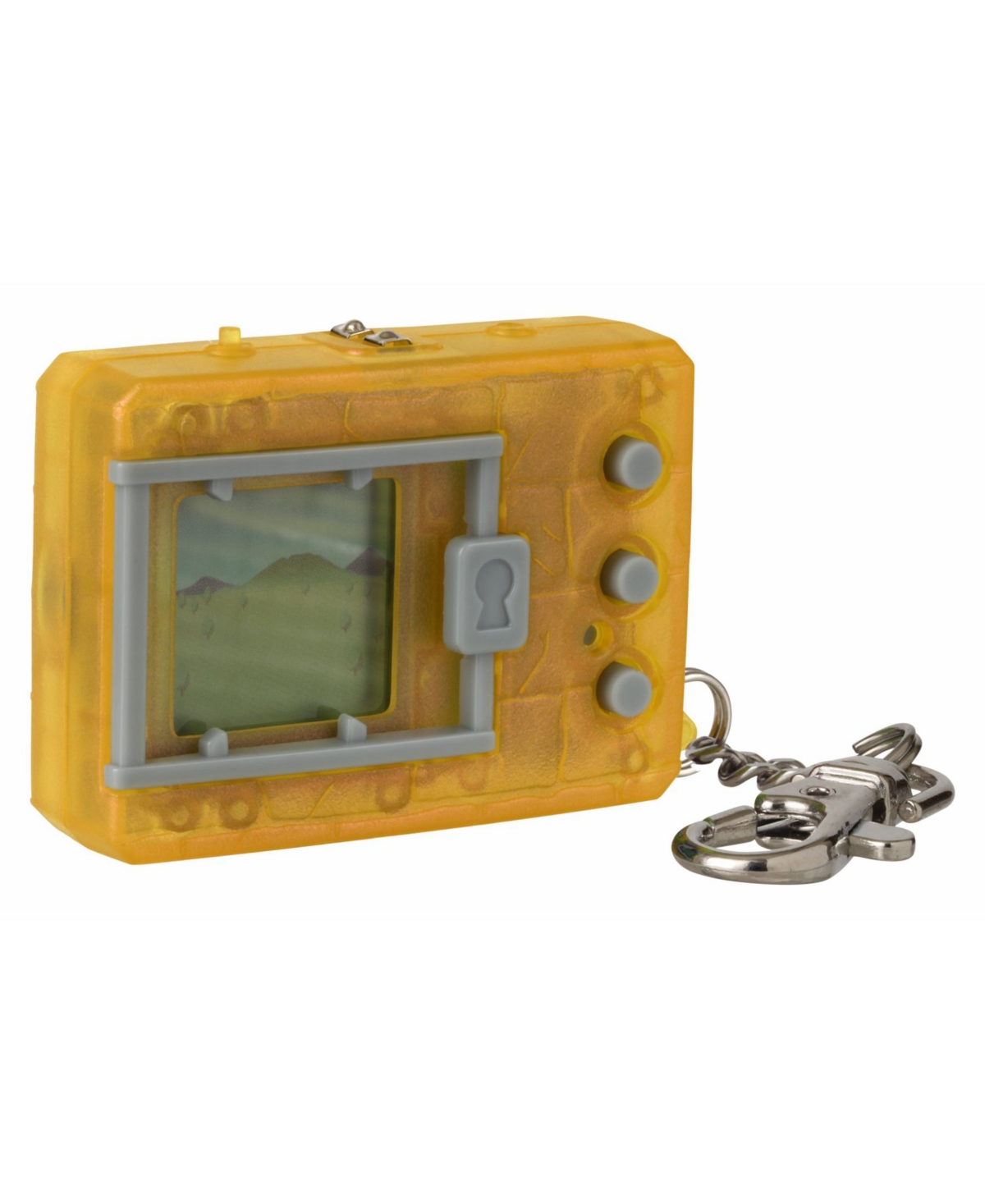 Digimon Kids' Bandai Original Digivice Virtual Pet Translucent In Yellow