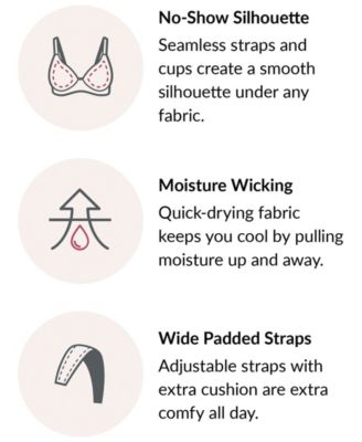 Full Figure Plus Size MagicLift Wirefree T-Shirt Bra 1080