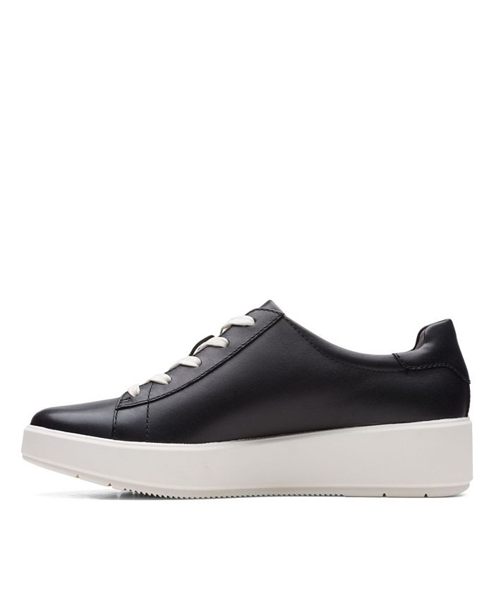 clarks layton pace platform sneakers