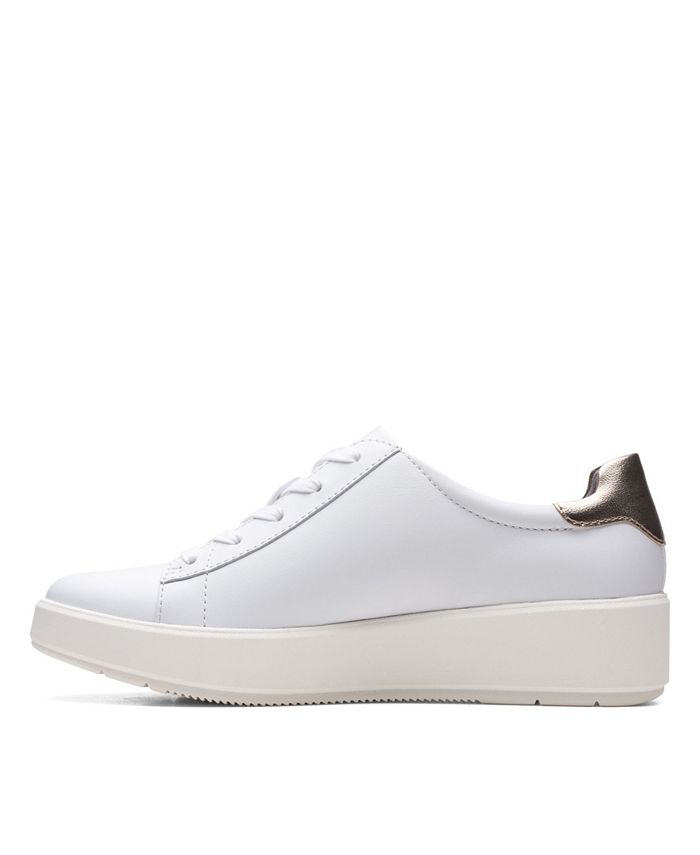 clarks layton pace platform sneakers