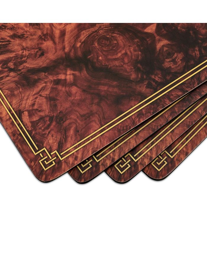 Pimpernel Walnut Burlap Placemats, Set of 4 Macy's