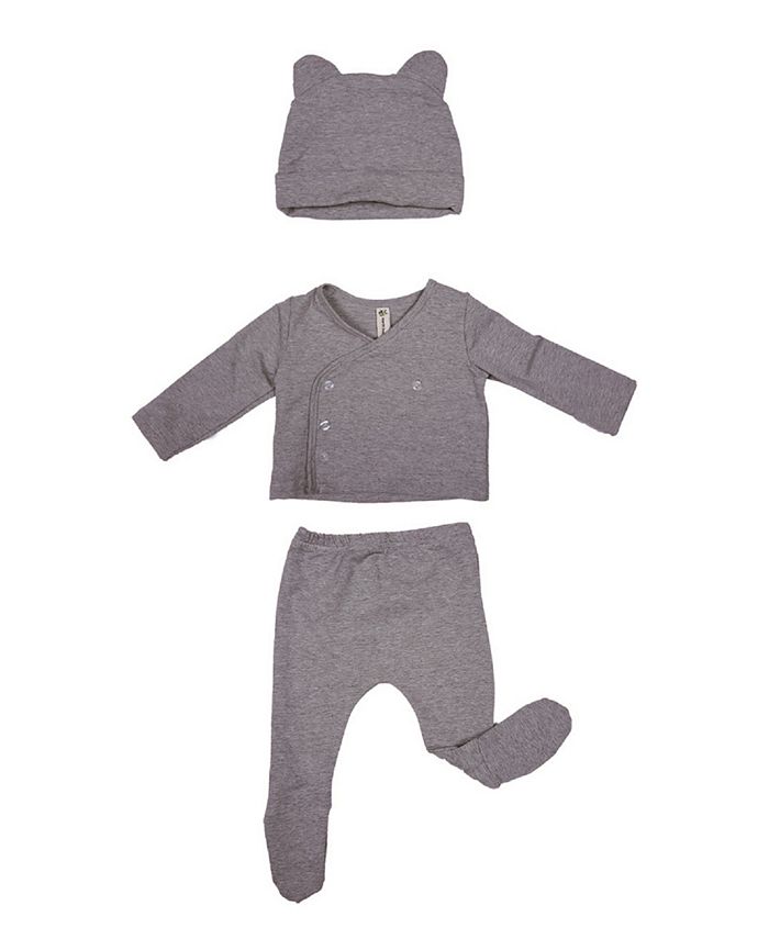 Earth Baby Outfitters Baby Boys and Girls Organic Cotton French Terry 3