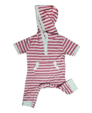 Baby Boys and Girls Viscose from Bamboo Short Sleeve Hoodie Coverall