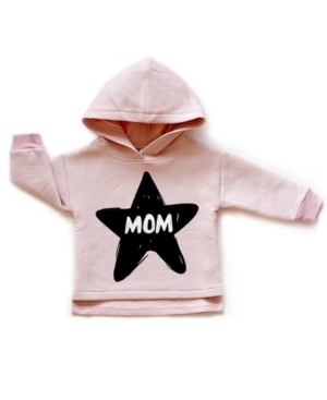 Baby Boys and Girls Prints Long Sleeve Hoodie Mom