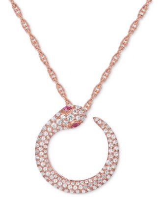 rose gold necklace macys