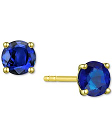 Sapphire Stud Earrings (7/8 ct. t.w.) in 14k Gold (Also in Ruby)