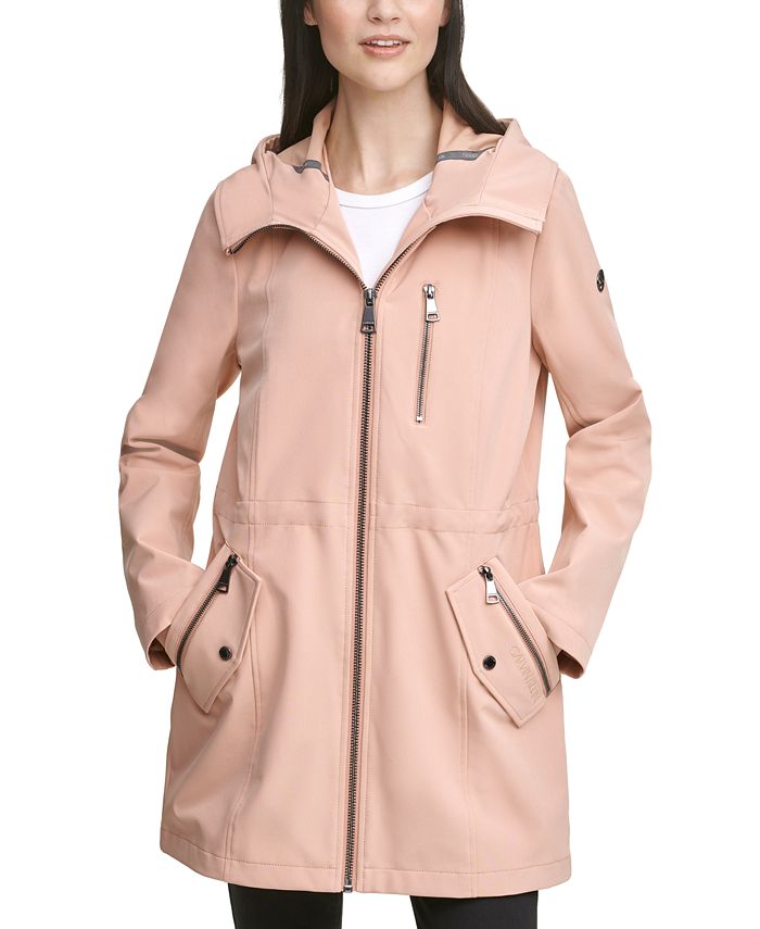 Calvin Klein Hooded Anorak Raincoat & Reviews - Coats & Jackets - Women -  Macy's