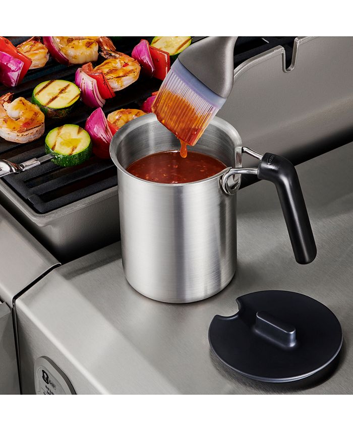 OXO Grilling 3Pc. Basting Pot & Brush Set Macy's