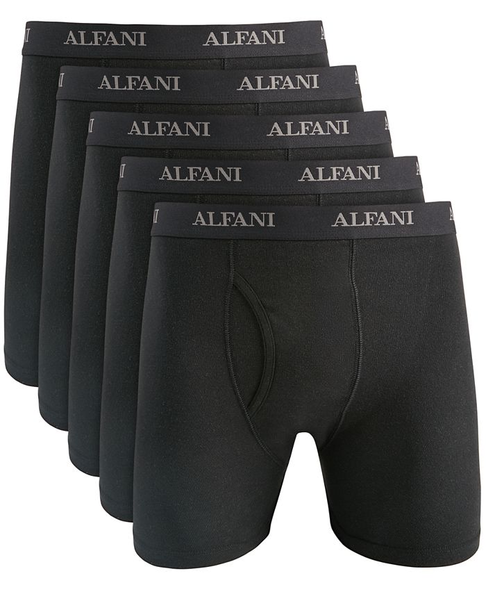 Alfani Men's 5-Pk. Boxer Briefs, Created for Macy's - Macy's