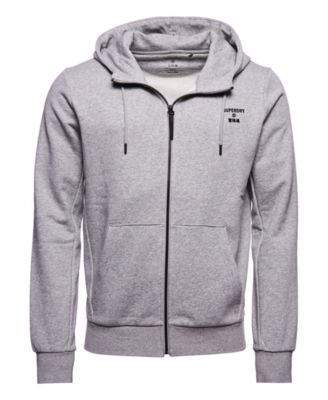 grey superdry hoodie