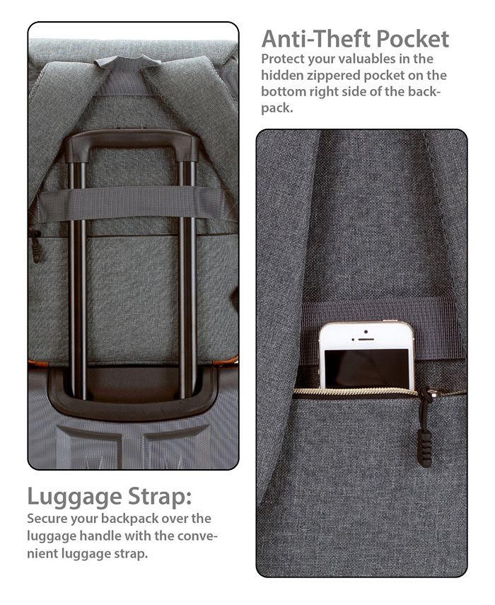 Rockland Heritage Laptop Backpack & Reviews - Backpacks - Luggage - Macy's