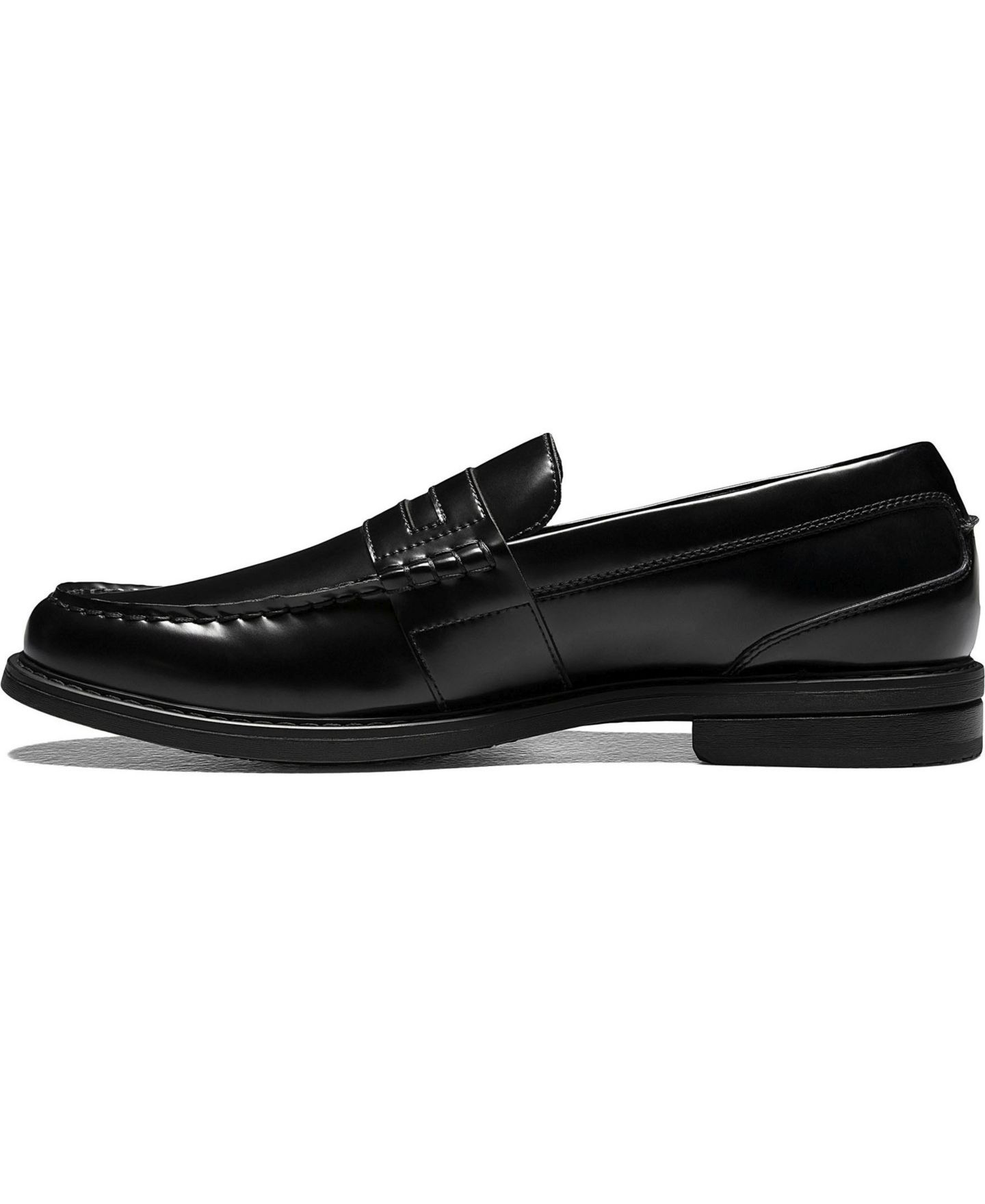 Мужские туфли Nunn Bush Lincoln Moc Toe Penny Loafer, цвет: Чёрный — фото 6
